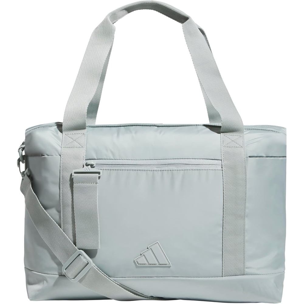 image:imageadidas All Me Tote Roomy Interior Wears Two Ways Rolls With Your Suitcase Holds Your Laptop Open Top Tote Everyday amp Court ReadyWonder Sage Green3
