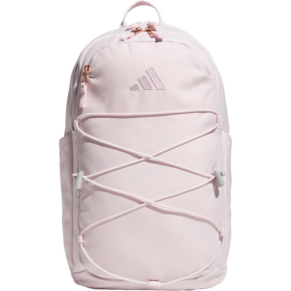 image:imageadidas Amplifier Backpack for Laptop School and Gym 28LDistilled PinkDual Lilac PurpleBungee