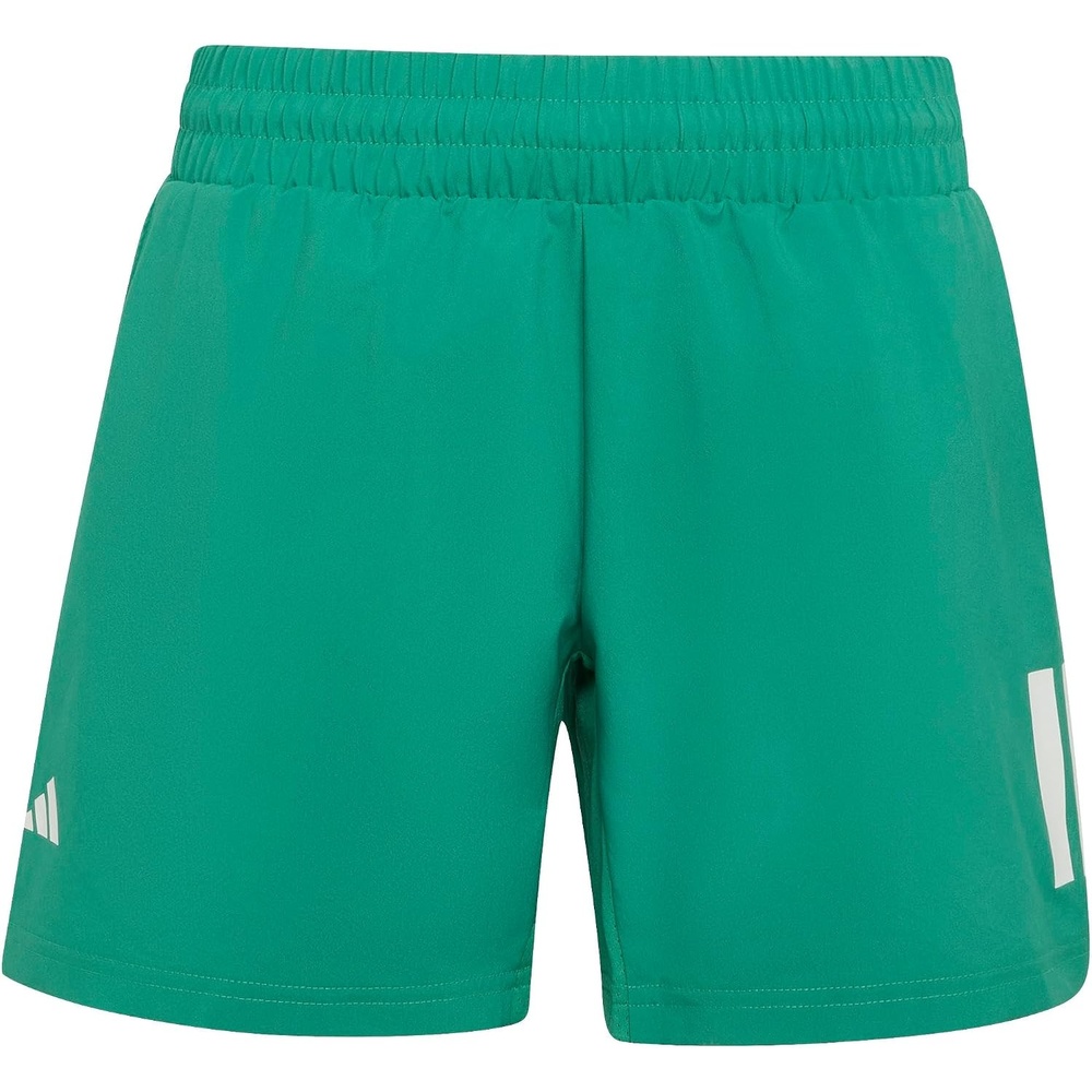 image:imageadidas Boys Club 3 Stripe Short Legend InkWhiteSemi Court Green