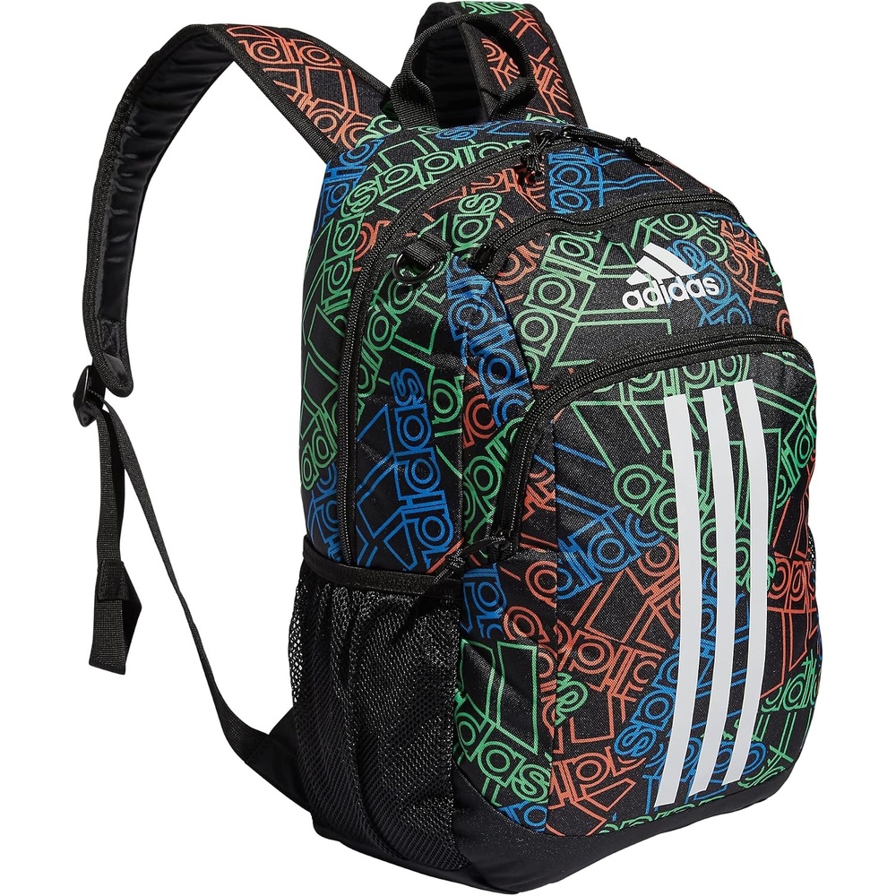 image:imageadidas Creator School Backpack 21L Padded Laptop Sleeve Durable Build RightSized For Kids Carries Comfortably Spills Wipe Away School Gym amp Travel ReadyOutline Bos TossBlackWhite2