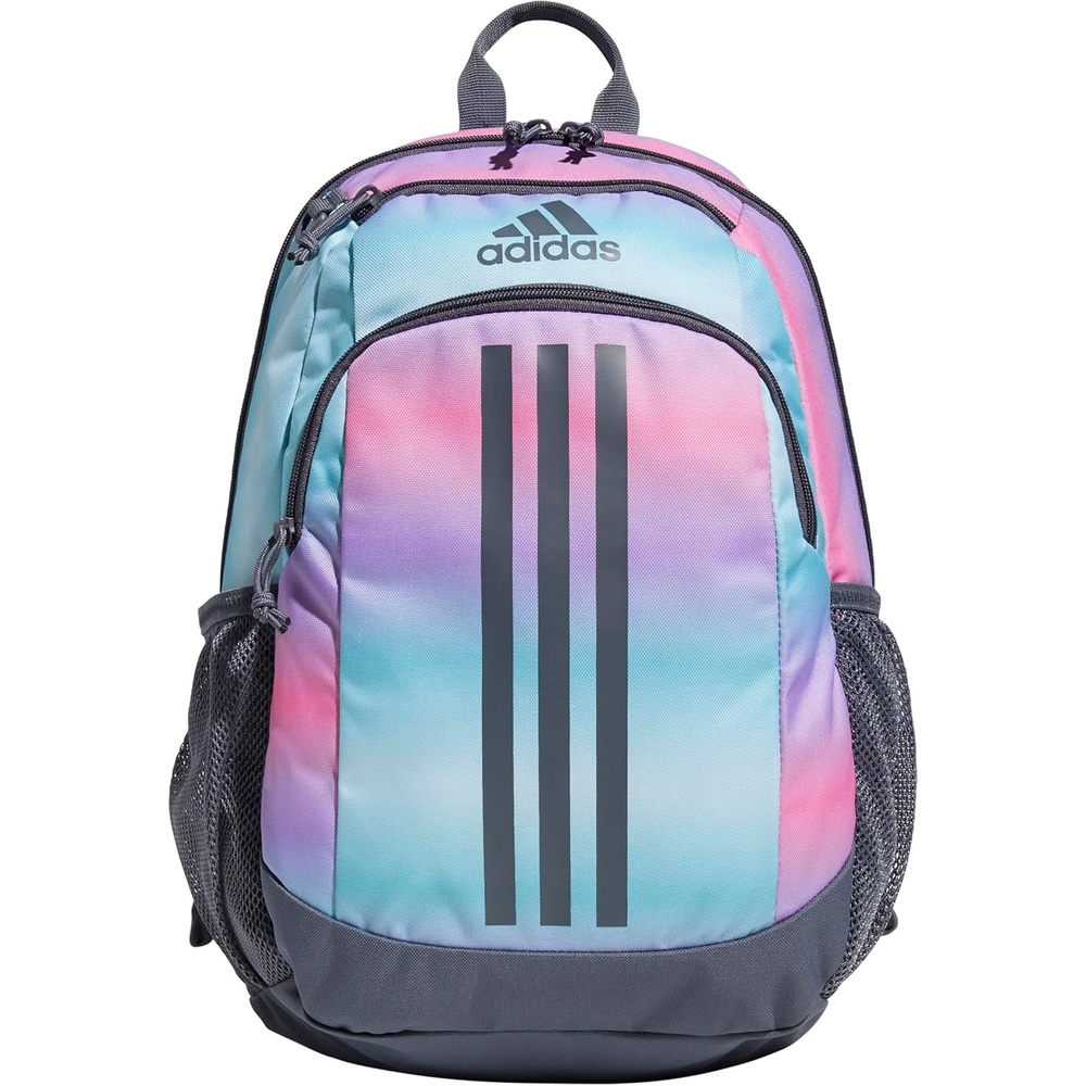image:imageadidas Creator School Backpack 21L Padded Laptop Sleeve Durable Build RightSized For Kids Carries Comfortably Spills Wipe Away School Gym amp Travel ReadyGradient Rose Tone PinkOnix Grey2