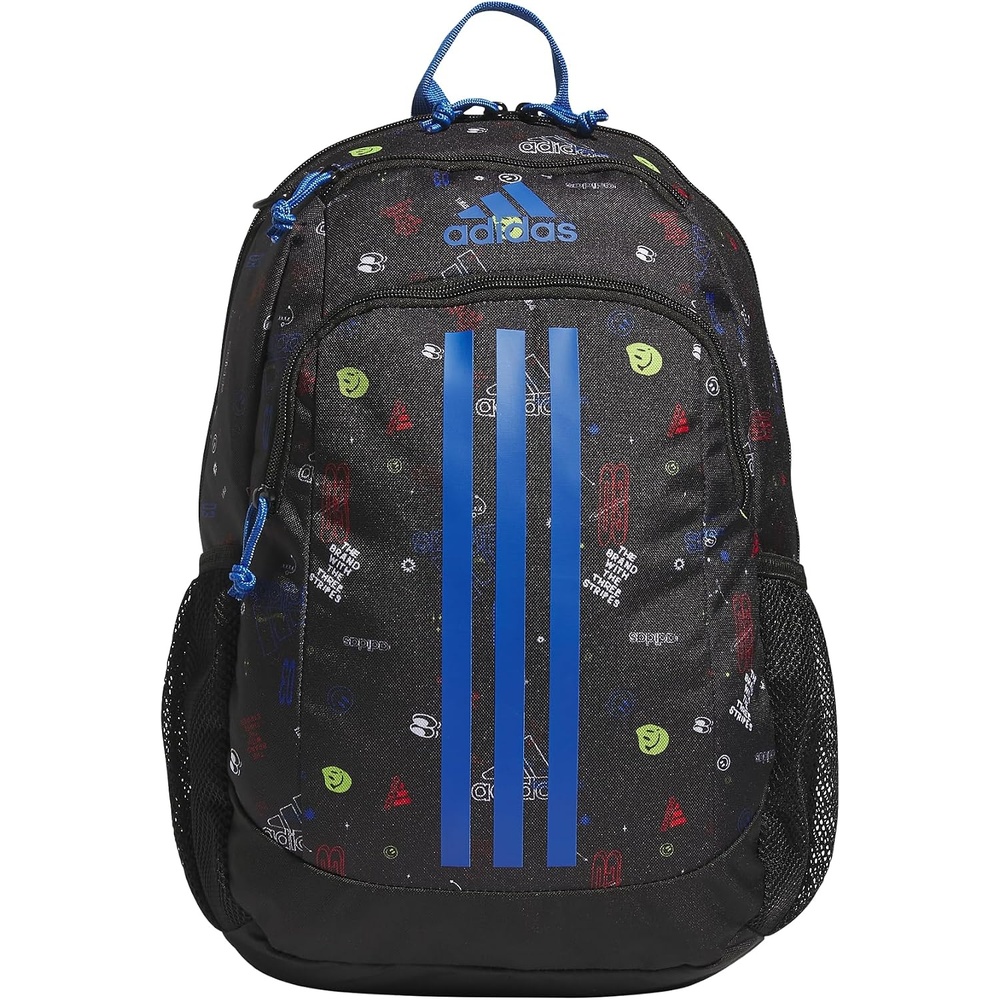 image:imageadidas Creator School Backpack 21L Padded Laptop Sleeve Durable Build RightSized For Kids Carries Comfortably Spills Wipe Away School Gym amp Travel ReadyIcon Brand Love BlackBright Royal Blue2
