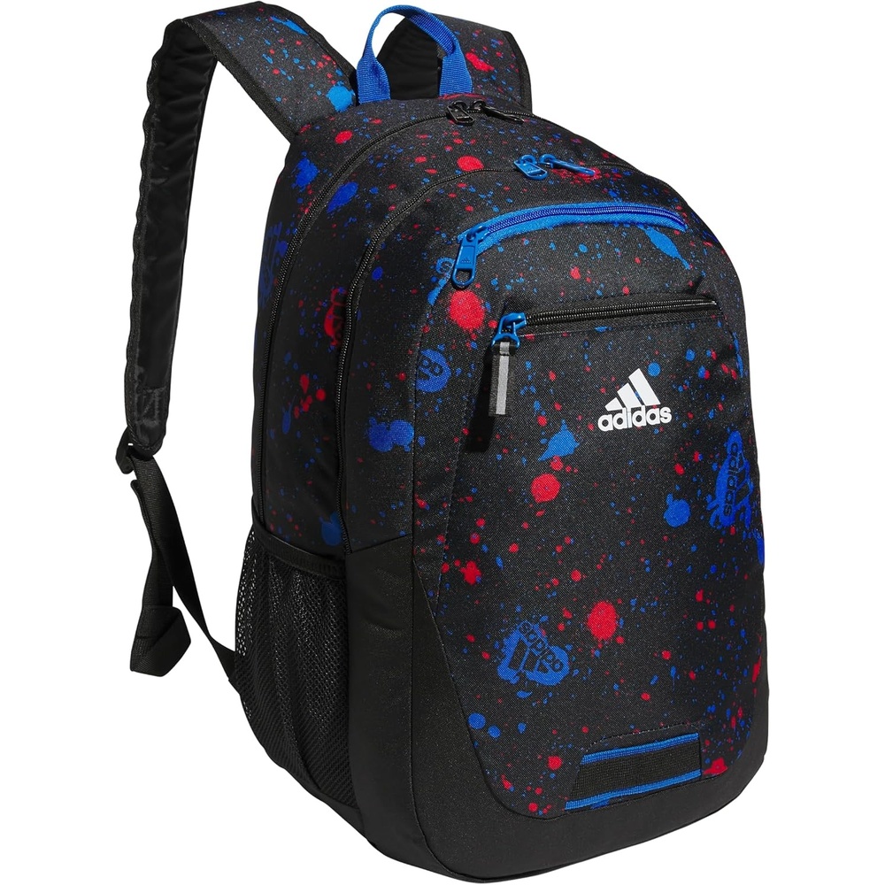 image:imageadidas Foundation Backpack 38LSplatter BlackBright Royal Blue