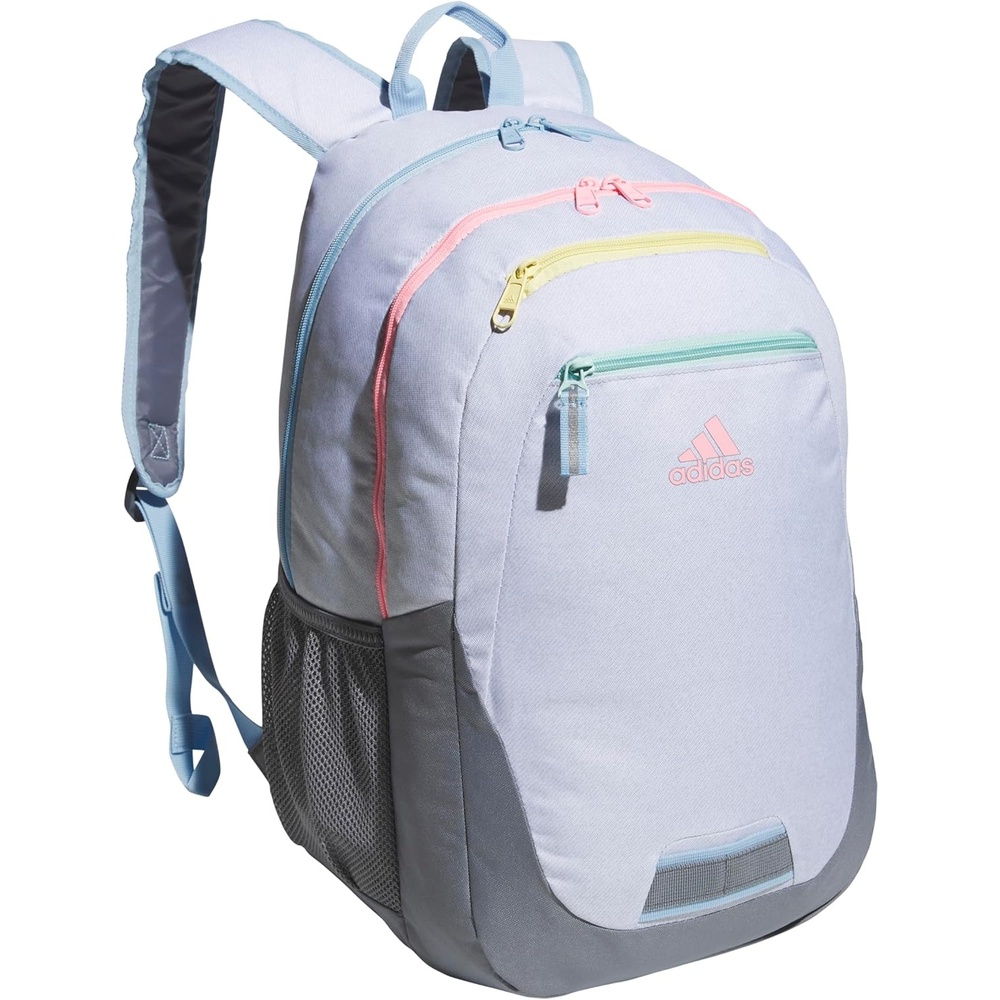 image:imageadidas Foundation Backpack 38LTwill WhitePink SparkGrey