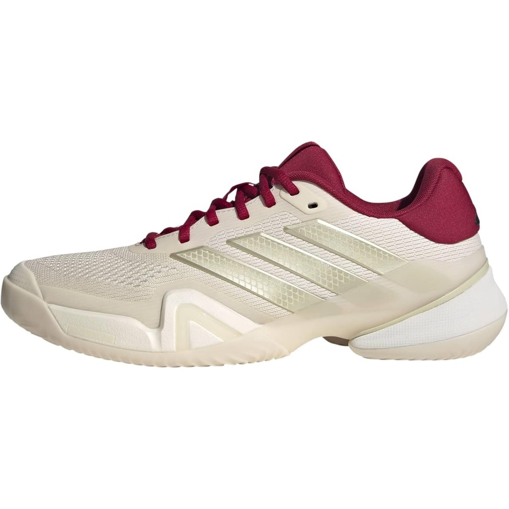 image:imageadidas Mens Barricade 14 Tennis Sneakers Shoes Black OrangeChalk WhiteIce Gold MetallicLegend Ink