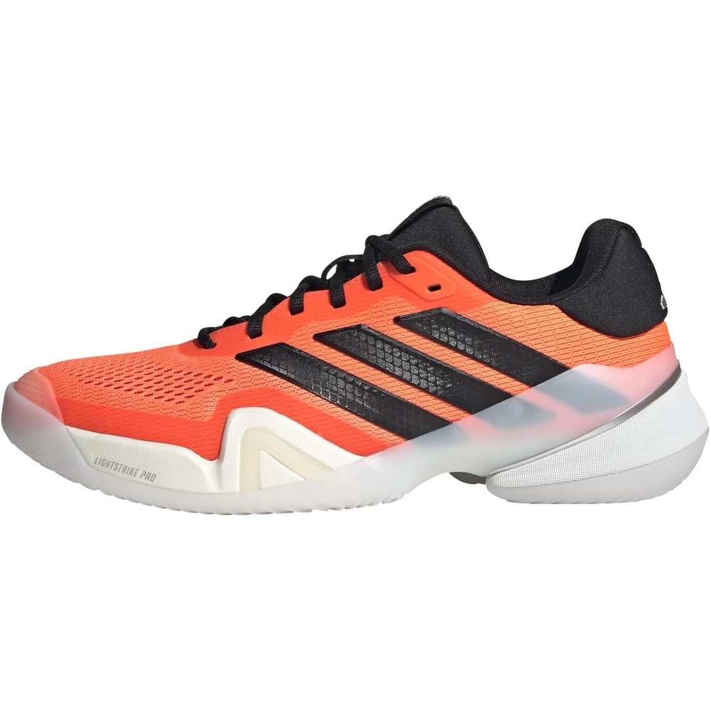 image:imageadidas Mens Barricade 14 Tennis Sneakers Shoes Black OrangeLucid OrangeBlackPure Orange