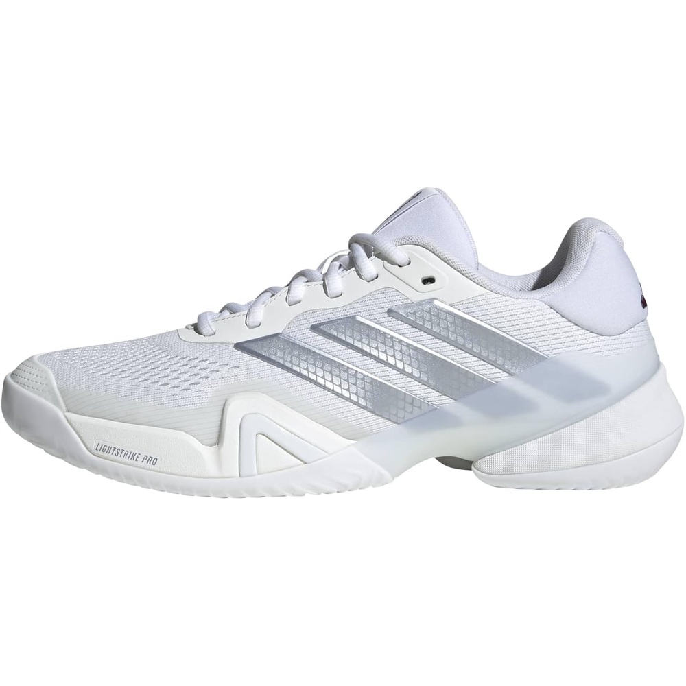image:imageadidas Mens Barricade 14 Tennis Sneakers Shoes Black OrangeWhiteTech Grey MetallicMaroon
