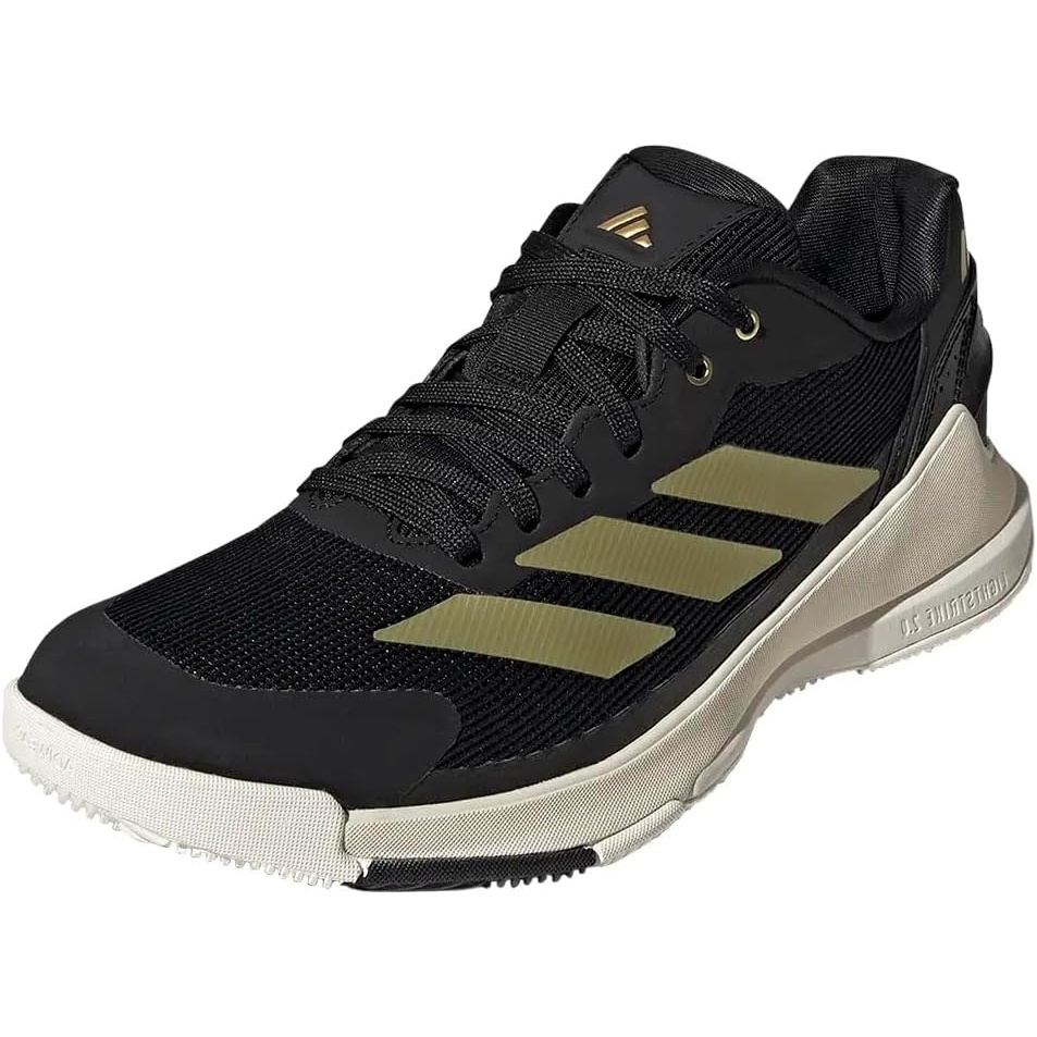 image:imageadidas Mens Crazyquick Padel Sneakers Shoes WhiteOffwhiteBlackGold Metallic