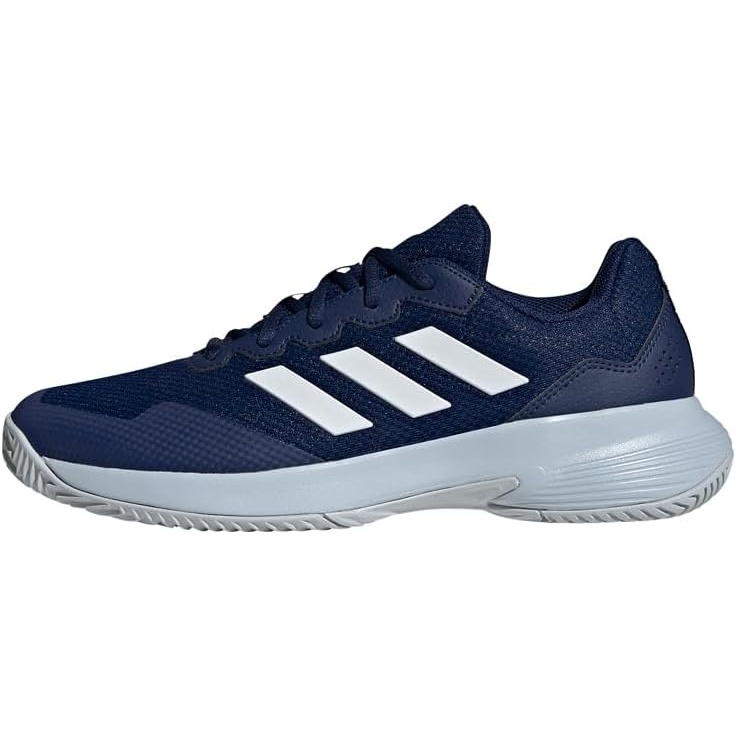 image:imageadidas Mens Gamecourt 2 Tennis ShoesDark Blue Cloud White Halo Blue