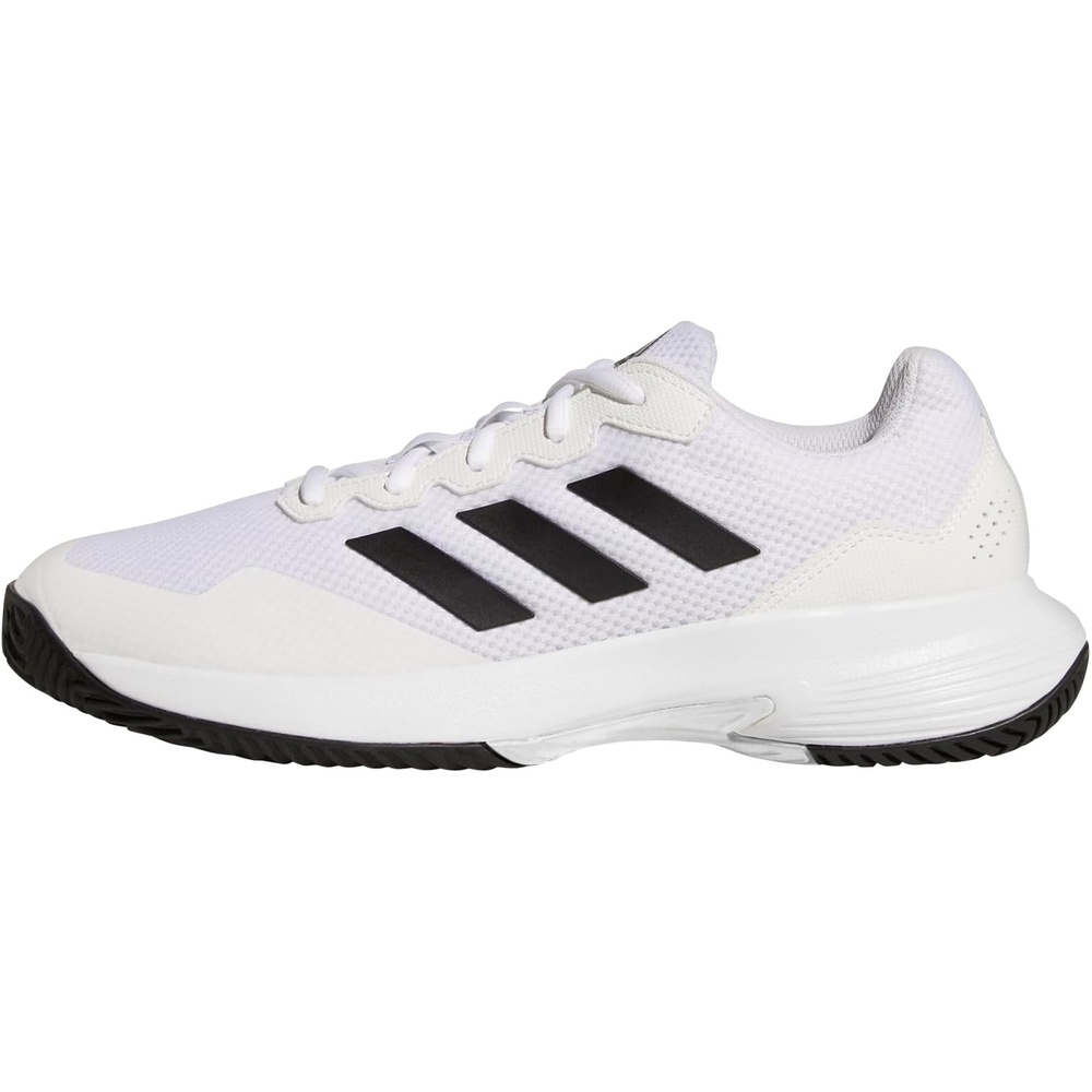 image:imageadidas Mens Gamecourt 2 Tennis ShoesWhiteBlackWhite