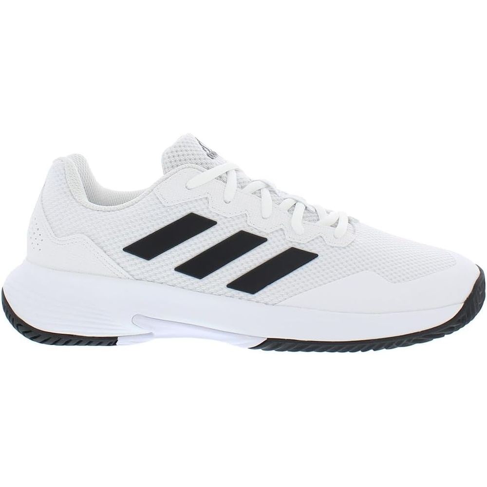 image:imageadidas Mens Gamecourt 2 Tennis ShoesWhiteCblackWhite