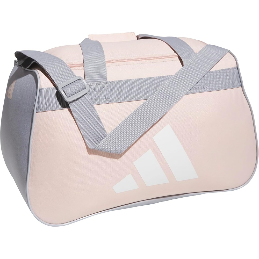 image:imageadidas Power Gym Bag Lightweight Small Duffel Blush PinkWhiteHalo Silver Grey OSFABlush PinkWhiteHalo Silver Grey
