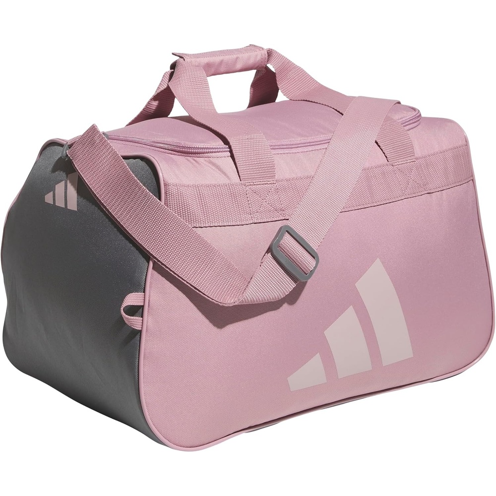 image:imageadidas Power Gym Bag Lightweight Small Duffel Blush PinkWhiteHalo Silver Grey OSFAMagic Mauve PurpleGrey Four