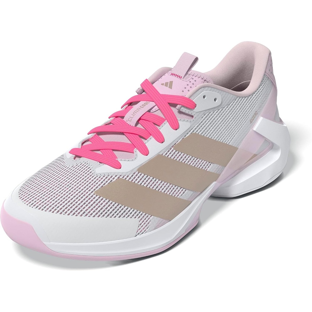 image:imageadidas Womens Adizero Ubersonic 5 Tennis ShoesWhiteAsh PearlLucid Pink
