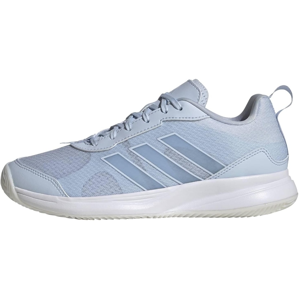 image:imageadidas Womens Avaflash Low Tennis Sneakers Shoes  WhiteCrystal SkyCrystal SkyWhite