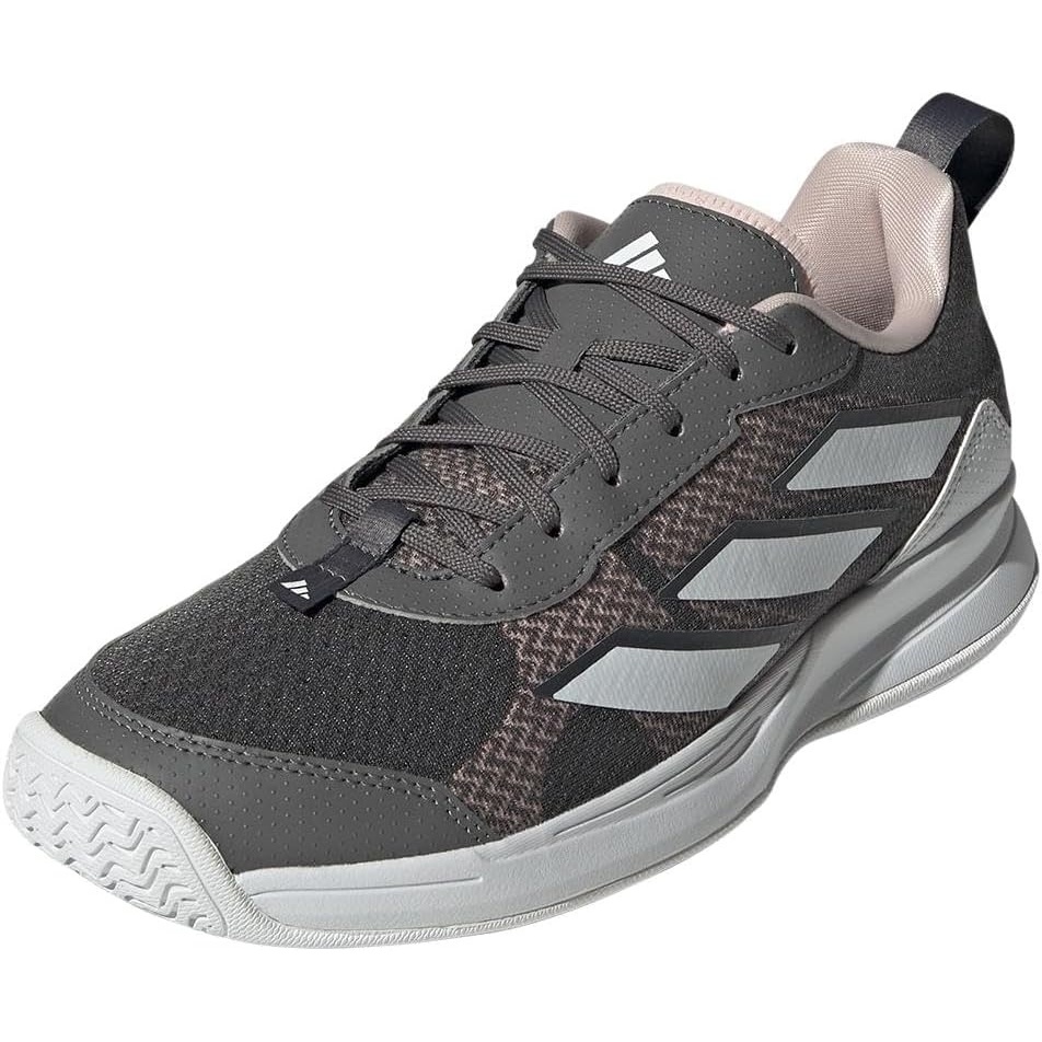 image:imageadidas Womens Avaflash Low Tennis Sneakers Shoes WhiteSandy PinkWhiteSandy Pink