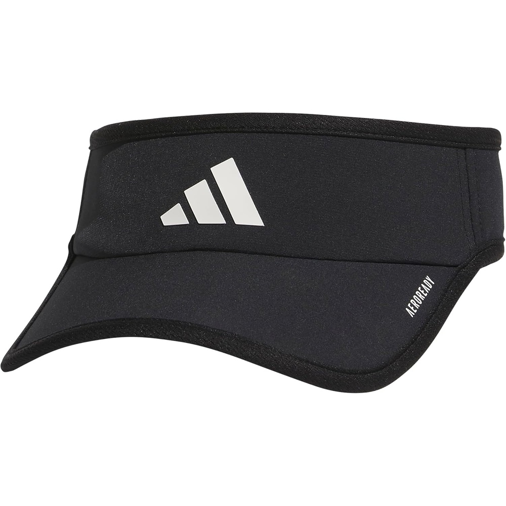 image:imageadidas Womens Superlite Visor OpenTop Design Adjustable Fit Perforated Build HookandLoop Closure AllDay Sun ComfortBlackWhite3