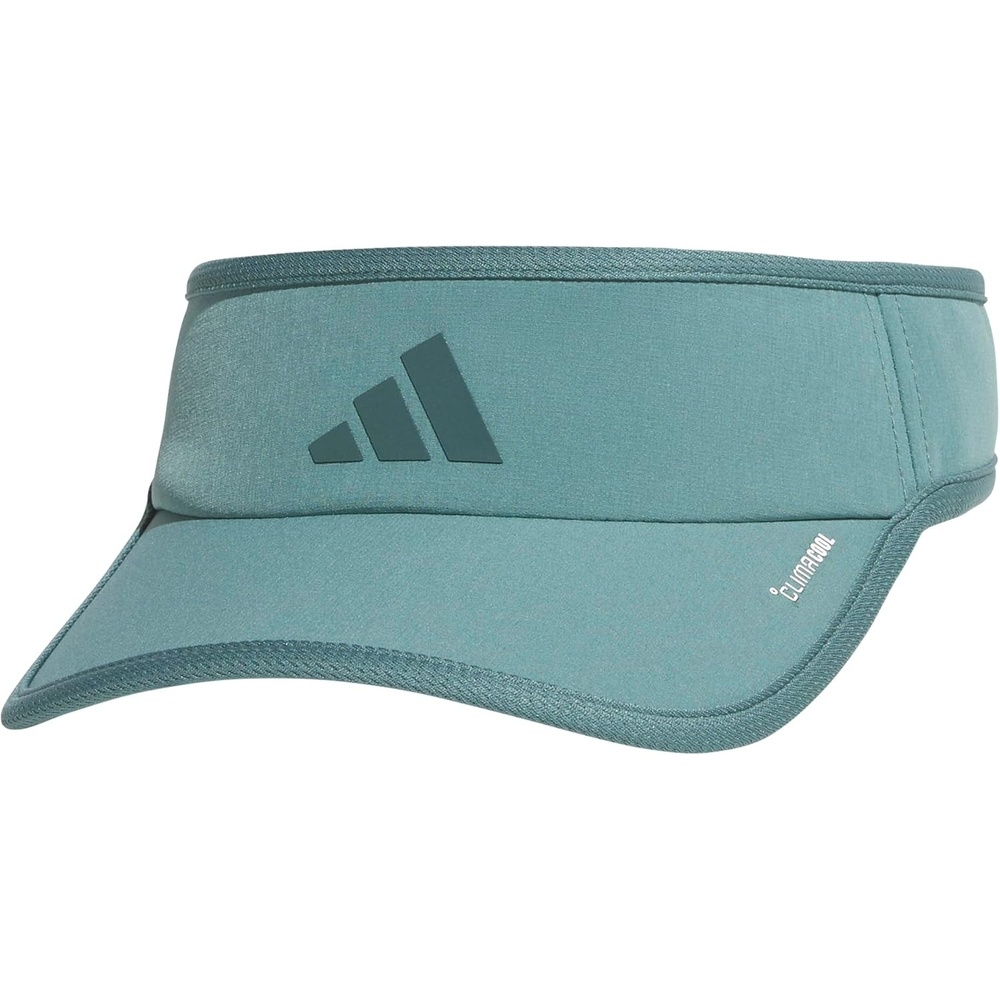image:imageadidas Womens Superlite Visor  OpenTop Design Adjustable Fit Perforated Build HookandLoop Closure AllDay Sun ComfortPreloved Teal GreenAurora Green Ivy3