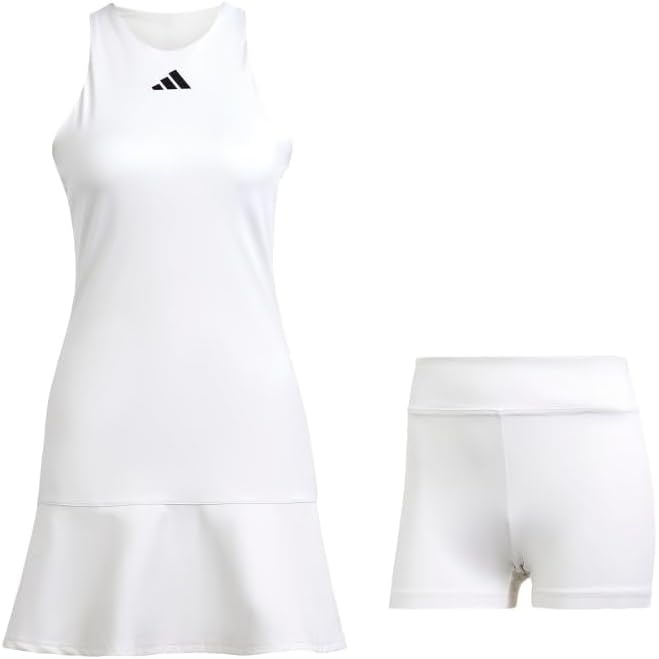 image:imageadidas Womens Tennis Heatrdy YDressWhiteBlack