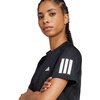 Adidas Womens Club Tennis Climacool 3-Stripes T-Shirt(Black)
