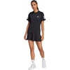 Adidas Womens Club Tennis Climacool 3-Stripes T-Shirt(Black)