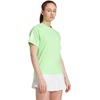 Adidas Womens Club Tennis Climacool 3-Stripes T-Shirt(Lime Burst)