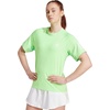 Adidas Womens Club Tennis Climacool 3-Stripes T-Shirt(Lime Burst)