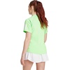 Adidas Womens Club Tennis Climacool 3-Stripes T-Shirt(Lime Burst)