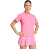 Adidas Womens Club Tennis Climacool 3-Stripes T-Shirt(Lucid Pink)