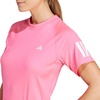 Adidas Womens Club Tennis Climacool 3-Stripes T-Shirt(Lucid Pink)
