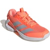 adidas Women’s Adizero Ubersonic 5 Tennis Shoes(Beam Orange/Halo Blue/White)