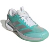 adidas Women’s Adizero Ubersonic 5 Tennis Shoes(Flash Aqua/Silver Metallic/Blush Pink)