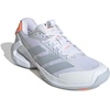 adidas Women’s Adizero Ubersonic 5 Tennis Shoes(White/Halo Blue/Beam Orange)