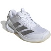adidas Women’s Adizero Ubersonic 5 Tennis Shoes(White/Silver Metallic/White)
