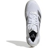 adidas Women’s Adizero Ubersonic 5 Tennis Shoes(White/Silver Metallic/White)