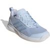 adidas Womens Avaflash Low Tennis Sneakers Shoes – White(Crystal Sky/Crystal Sky/White)