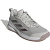 adidas Womens Avaflash Low Tennis Sneakers Shoes – White(Grey/Aurora Metallic/Preloved Fig)
