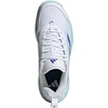 adidas Womens Avaflash Low Tennis Sneakers Shoes – White(White/Cobalt Blue/Semi Flash Aqua)