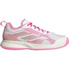 adidas Womens Avaflash Low Tennis Sneakers Shoes – White(White/Silver Metallic/Lucid Pink)