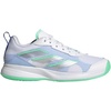 adidas Womens Avaflash Low Tennis Sneakers Shoes – White(White/Silver Metallic/Pulse Mint)