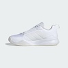 adidas Womens Avaflash Low Tennis Sneakers Shoes – White(White/White/Zero Metallic)