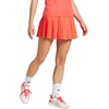 adidas Women’s Club Tennis Climacool Pleated Skirt(Semi Lucid Red)