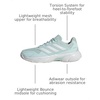 adidas Womens Courtjam Control 3 Tennis Sneakers Shoes – White | Tennis Shoes(Halo Mint/White/Silver Metallic)