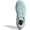 adidas Womens Courtjam Control 3 Tennis Sneakers Shoes – White | Tennis Shoes(Halo Mint/White/Silver Metallic)