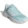 adidas Womens Courtjam Control 3 Tennis Sneakers Shoes – White | Tennis Shoes(Halo Mint/White/Silver Metallic)