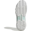 adidas Womens Courtjam Control 3 Tennis Sneakers Shoes – White | Tennis Shoes(Halo Mint/White/Silver Metallic)