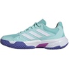 adidas Womens Courtjam Control 3 Tennis Sneakers Shoes – White | Tennis Shoes(Semi Flash Aqua/White/Cobalt Blue)