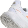 adidas Womens Courtjam Control 3 Tennis Sneakers Shoes – White | Tennis Shoes(White/Beam Orange/Crystal White)