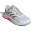 adidas Womens Courtjam Control 3 Tennis Sneakers Shoes – White | Tennis Shoes(White/Iron Metallic/Lucid Red)