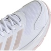 adidas Womens Courtjam Control 3 Tennis Sneakers Shoes – White | Tennis Shoes(White/Sandy Pink Met./Sandy Pink)